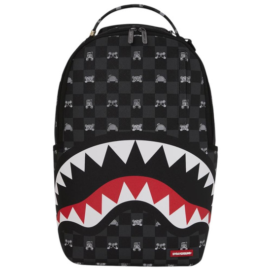 Sprayground Τσάντα πλάτης Gray Peeking Character Check Dlxsv Backpack